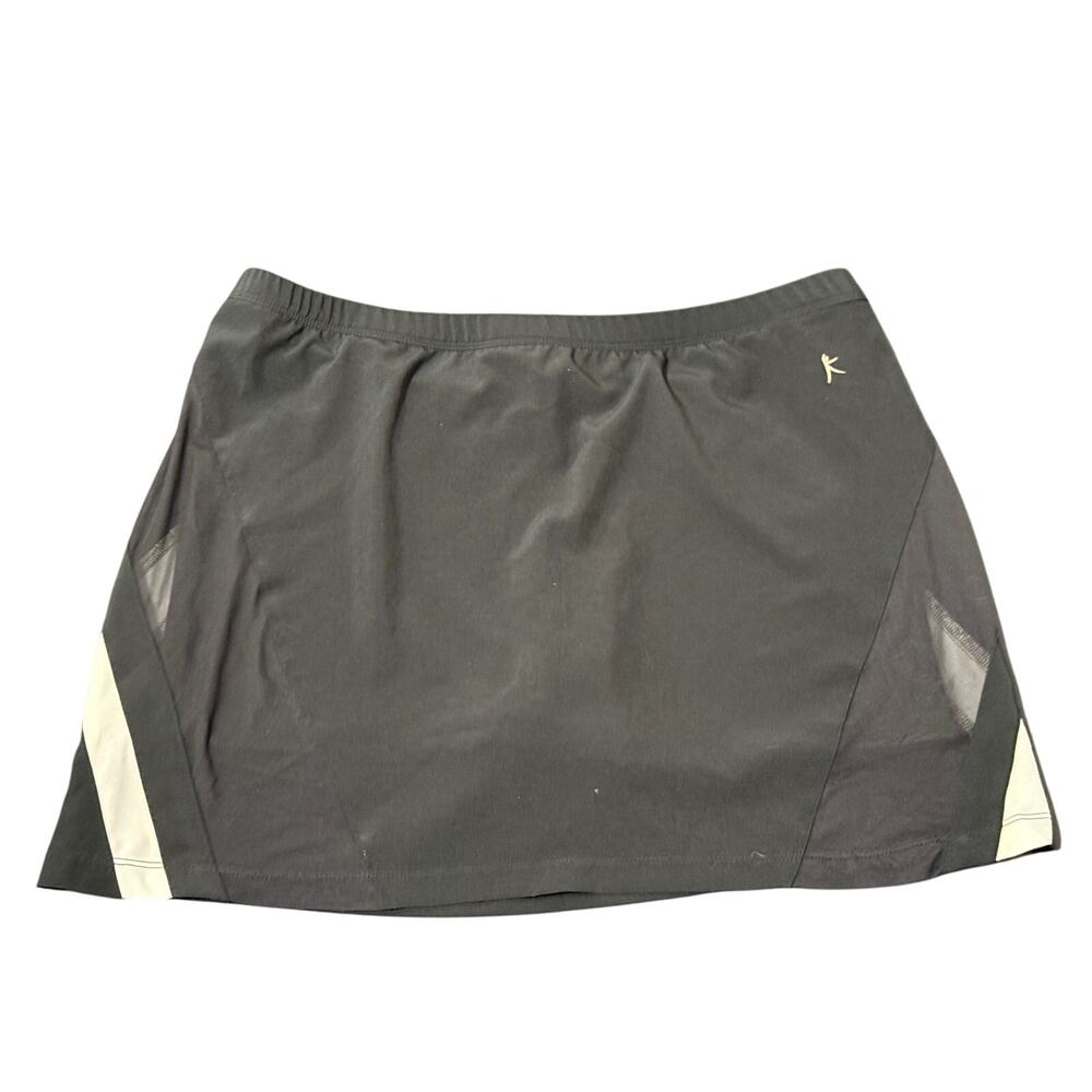 Danskin Now Black & White Activewear Skort, Size M